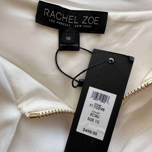 REVOLVE RACHEL ZOE Dress Revolve Wynn Bow Neck Size 10 • NEW - Picture 9 of 14